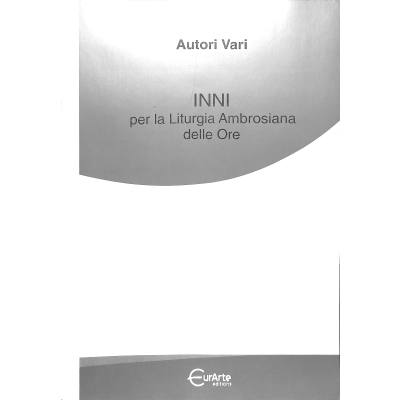 8032212005261 - Inni per la liturgia ambrosiana delle ore