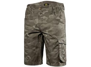 8032521236516 - Utility Bermuda Poly Camo Arbeitsshorts - s - Gelb - Diadora