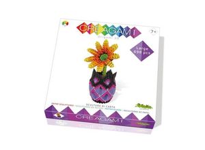 8032591787390 - CREAGAMI - Origami 3D Vase mit Blumen 698 Teile