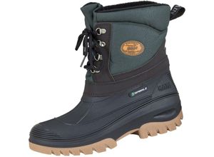 8032690042246 - Pilgrim Stiefel schwarz oliv gefüttert Gr 44 - schwarz - Spirale
