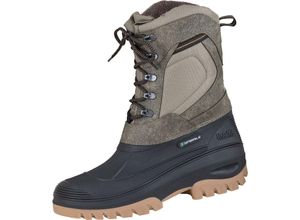 8032690071727 - Stiefel schwarz beige gefüttert Gr 37 - braun - Spirale