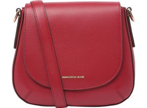 8032803775597 - MANDARINA DUCK Umhängetasche Leder Emblem uni für Damen rot