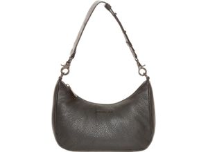 8032803787118 - MANDARINA DUCK Schultertasche Leder uni für Damen schwarz