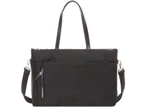 8032803819697 - MANDARINA DUCK Schultertasche Laptopfach Reißverschluss für Damen schwarz