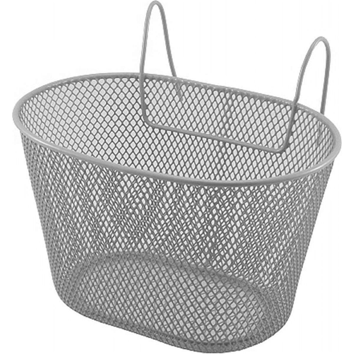 8032853057704 - Vorderkorb für Kinder aus beschichtetem Metall Silber 24x17x145 cm