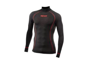 8032896064813 - Unterhemd SIXS BlazeFit Schwarz-Rot