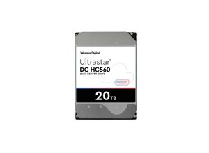 8032976149034 - WESTERN DIGITAL interne HDD-Festplatte Ultrastar DC HC560 20TB Festplatten Gr 20 TB schwarz (silber schwarz)