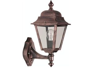 8033239084383 - Wandleuchte A-244428 Kupfer stehend Aluguss E27 IP43 - brown - LCD