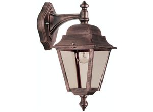 8033239084482 - Wandleuchte A-244429 Kupfer hängend Aluguss E27 IP43 - brown - LCD