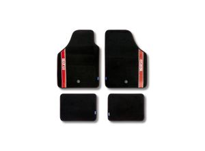 8033280102760 - - Auto-Fußmatten-Set Strada 2012 b Universal Schwarz Rot (4 pcs)