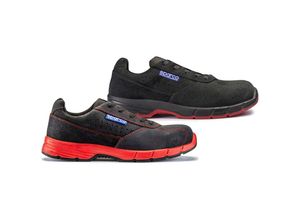 8033280303280 - Challenge nrnr S1P src Sicherheitsschuhe - 38 eu - Schwarz   Rot - Schwarz   Rot - Sparco