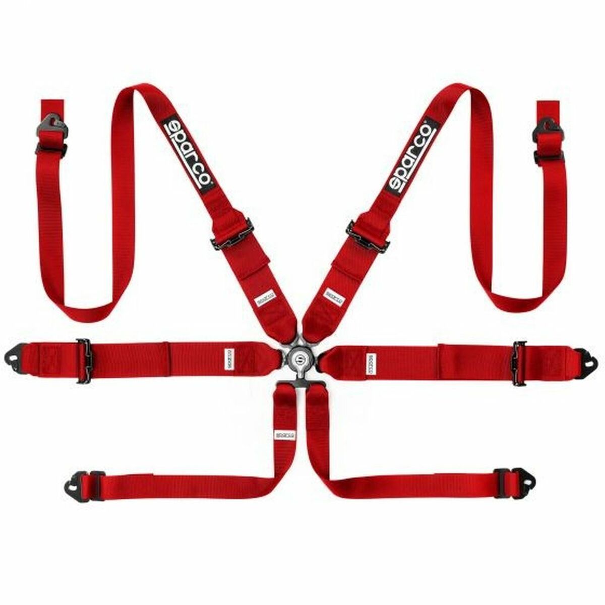 8033280355289 - Harness with 6 fastening points Red