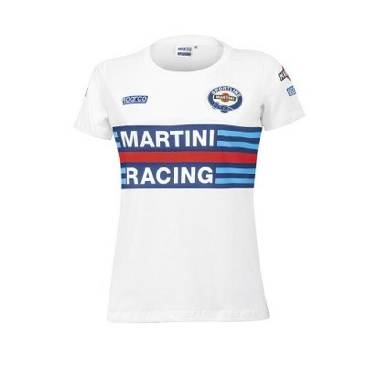 8033280482824 - Damen Kurzarm-T-Shirt Martini Racing Weiß 8033280482824 - Damen Kurzarm-T-Shirt Martini Racing Weiß