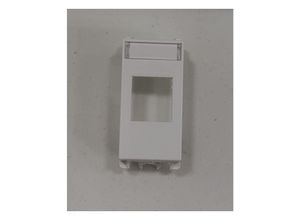 8033335021459 - Urmet - Faceplate rj45 nea keystone anschluss 1 modul weiß - 10445bfr