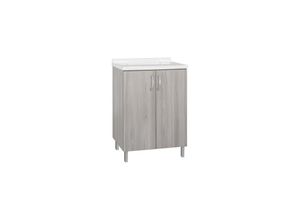 8033408993355 - Easy Top Waschbecken aus Olmo Melamin – 60 x 50 cm (2 Türen)