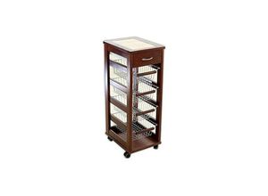 8033433380502 - Bighouse It - Platzsparender Trolley Vesuvio Walnuss Maslegno