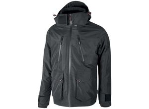 8033546417201 - U-power - Regenjacke Forex dunkelgrau s - dunkelgrau