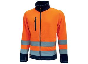 8033546448892 - U-power Workwear - u-power Warnschutz-Fleecejacke Boing orange m - Orange