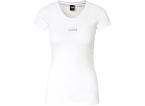 8033558284495 - COLMAR T-Shirt Rundhals-Ausschnitt Logo-Print für Damen weiß S