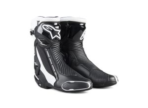 8033637961996 - Motorradstiefel Alpinestars SMX Plus V2 Schwarz und Weiß