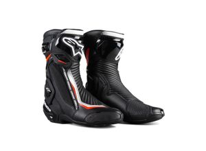 8033637962115 - Alpinestars Motorradstiefel Alpinestars SMX Plus V2 Schwarz-Weiß-Neonrot