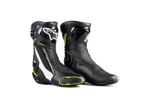 8033637962238 - Alpinestars Motorradstiefel Alpinestars SMX Plus V2 Schwarz-Weiß-Neongelb 8033637962238 - Alpinestars Motorradstiefel Alpinestars SMX Plus V2 Schwarz-Weiß-Neongelb