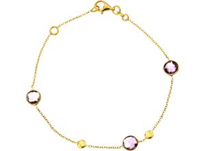 8033725125781 - VANDENBERG Damen Armband 375 Gelbgold mit Amethyst gold