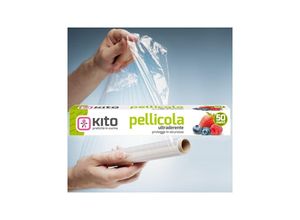 8033908801426 - 50mt X 28cm Pvc Klar Lebensmittelfolie Rolle Haftend