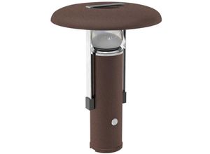 8033913771042 - Linea Light - linealight led Akku Tischleuchte Camping in Dunkelbraun 25W - brown