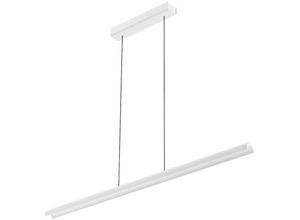 8033913867790 - Linea Light - linealight led Pendelleuchte Halfpipe 2 in Weiß 28W 3525lm - white