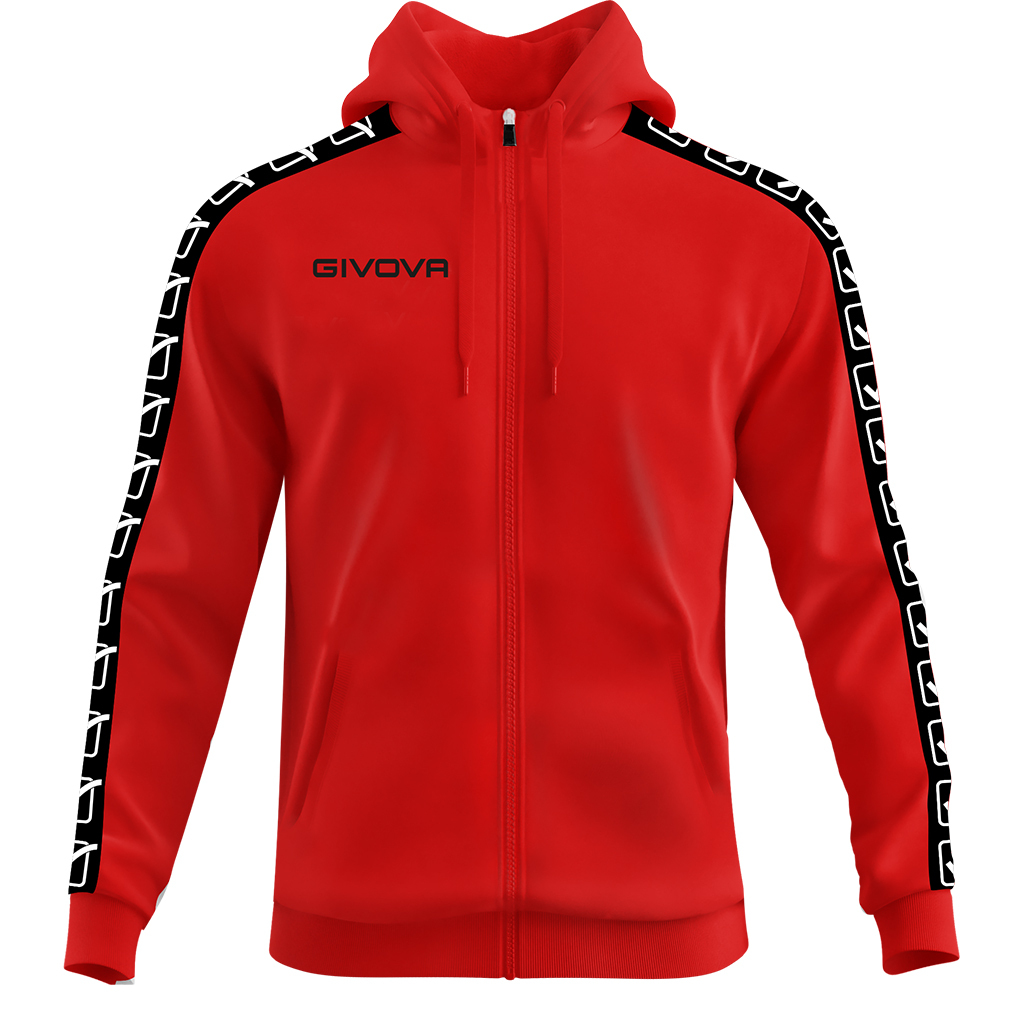 8034044715752 - Sweatshirt mit Kapuze Streifen Full Zip Givova