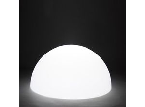 8034135342447 - Idralite - Halbkugelförmige Weisslichtlampe aus Polyethylen mod Babymoon ø 40 cm