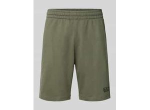 8034149909841 - Shorts mit Label-Detail 8034149909841 - Shorts mit Label-Detail