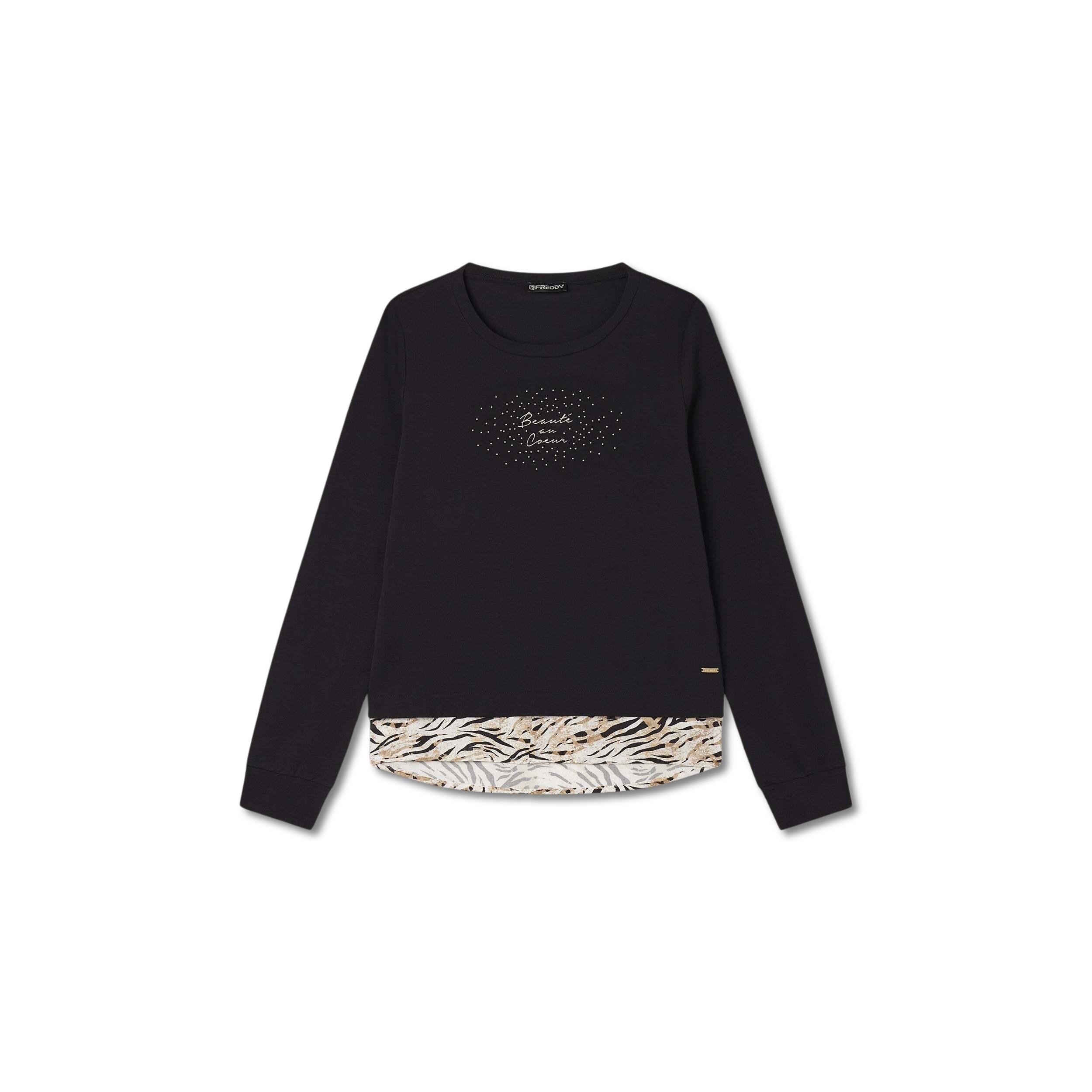 8034170088966 - Damen Sweatshirt mit Bluse Freddy