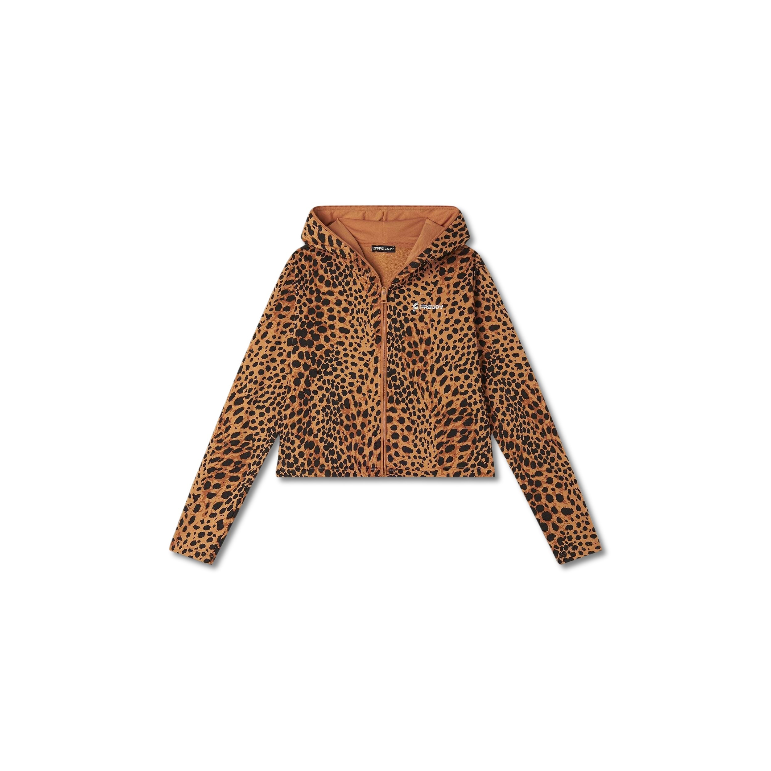 8034170117505 - Damen Kapuzensweatshirt mit durchgehendem Reißverschluss aus French Terry Freddy