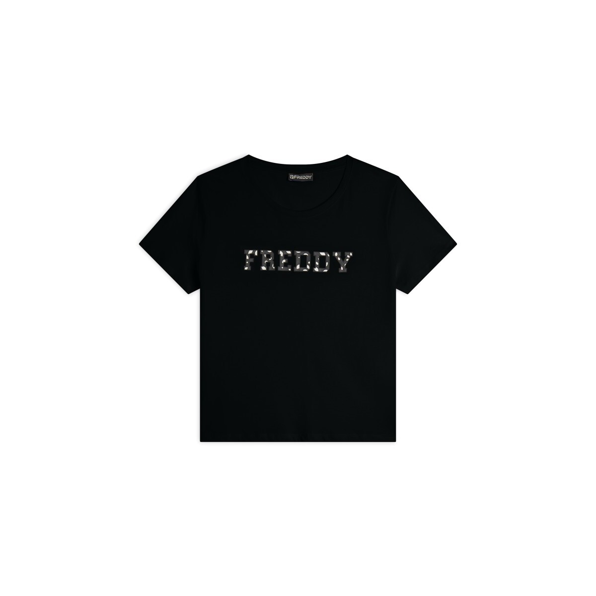 8034170129287 - T-Shirt mit gepunktetem Logo für Frauen Supima