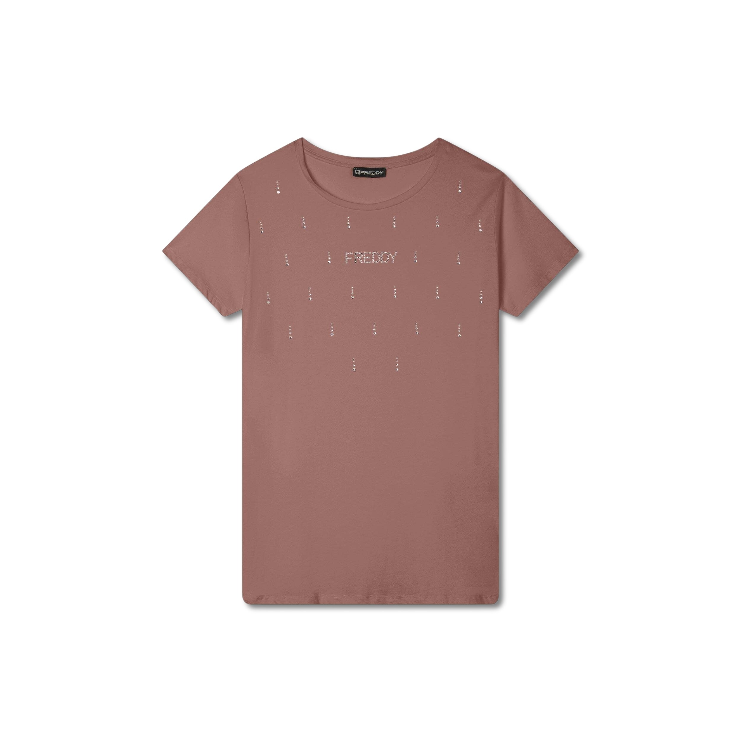 8034170195893 - Damen T-Shirt aus Jersey College Luxe 8034170195893 - Damen T-Shirt aus Jersey College Luxe
