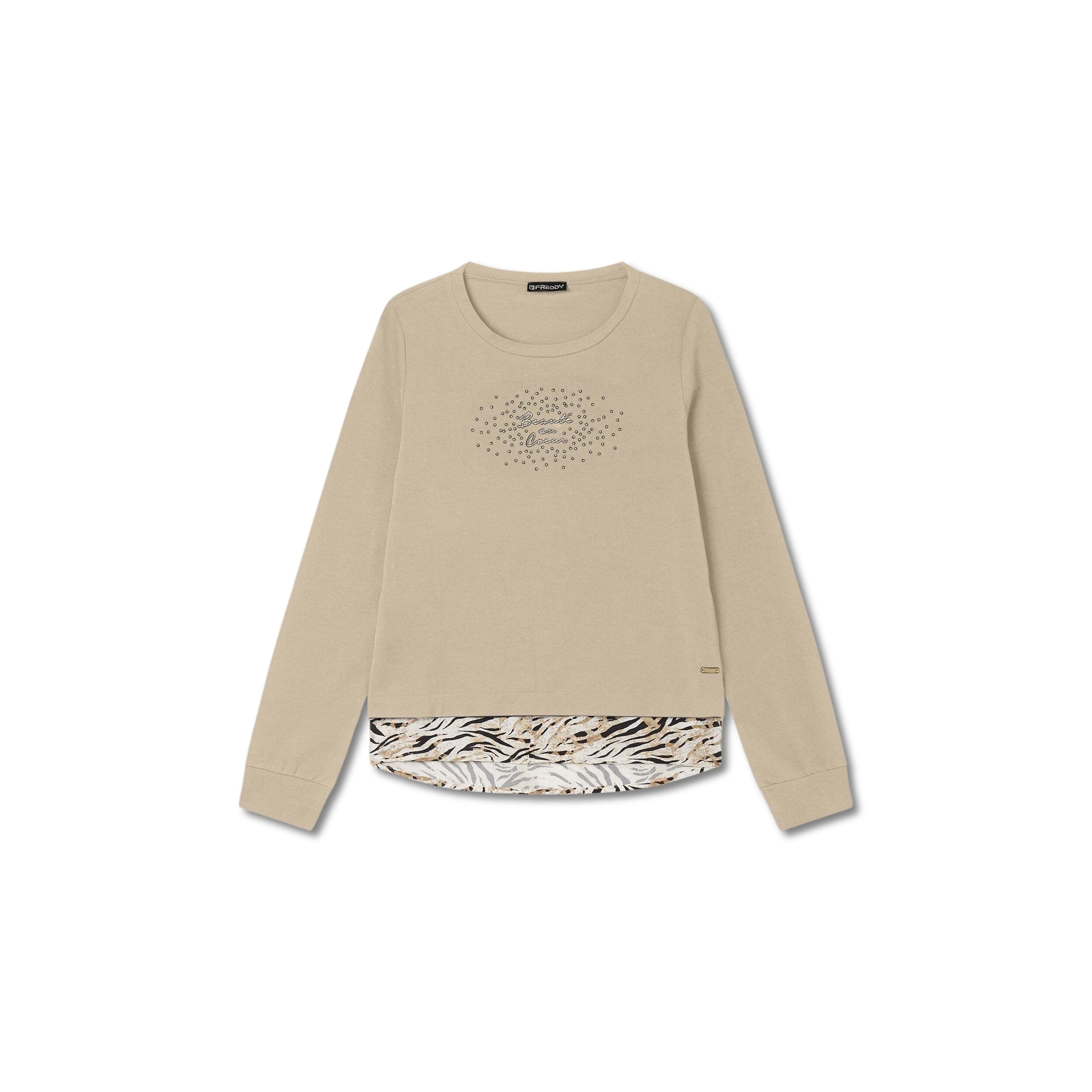 8034170200788 - Damen Sweatshirt mit Bluse Freddy