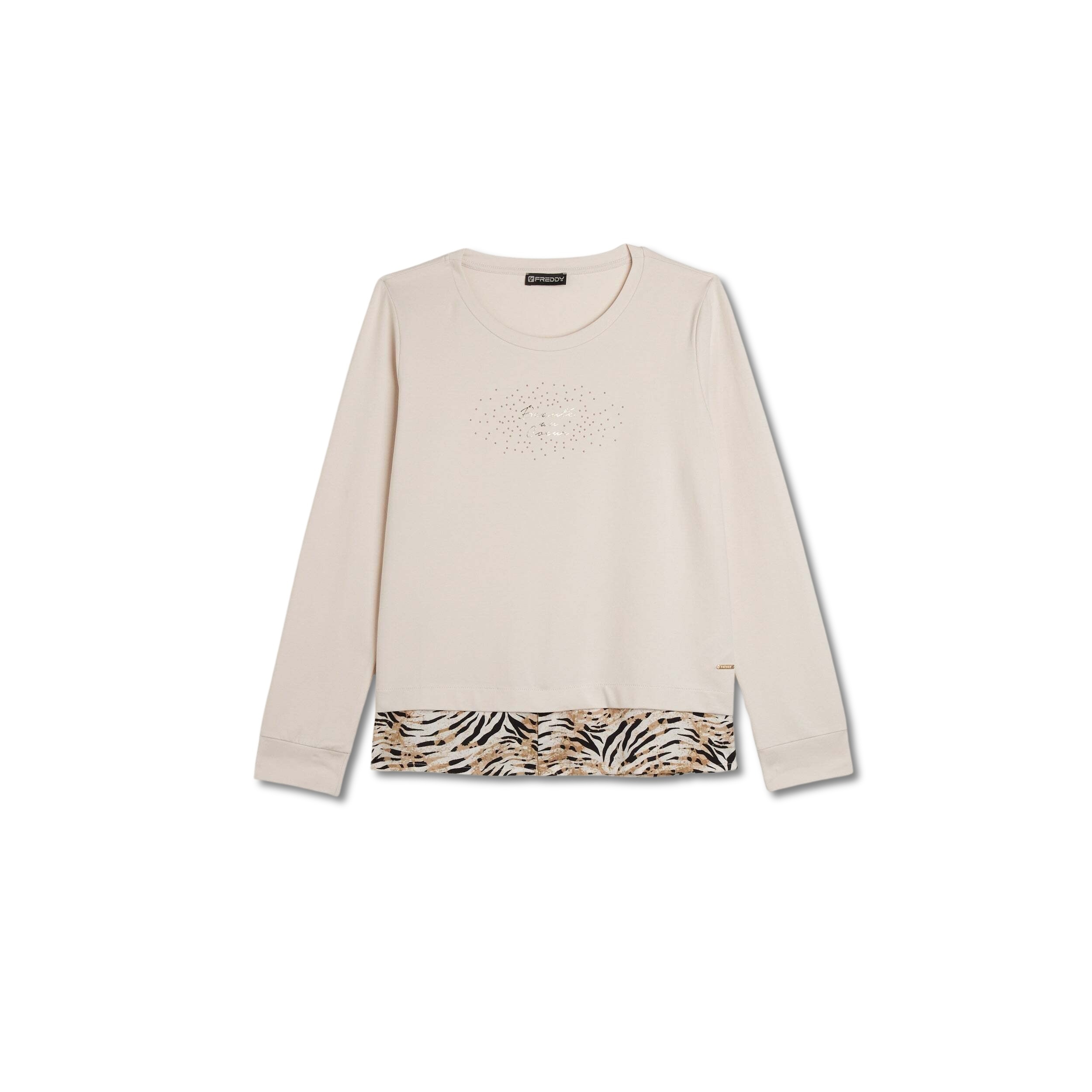 8034170200870 - Damen Sweatshirt mit Bluse Freddy