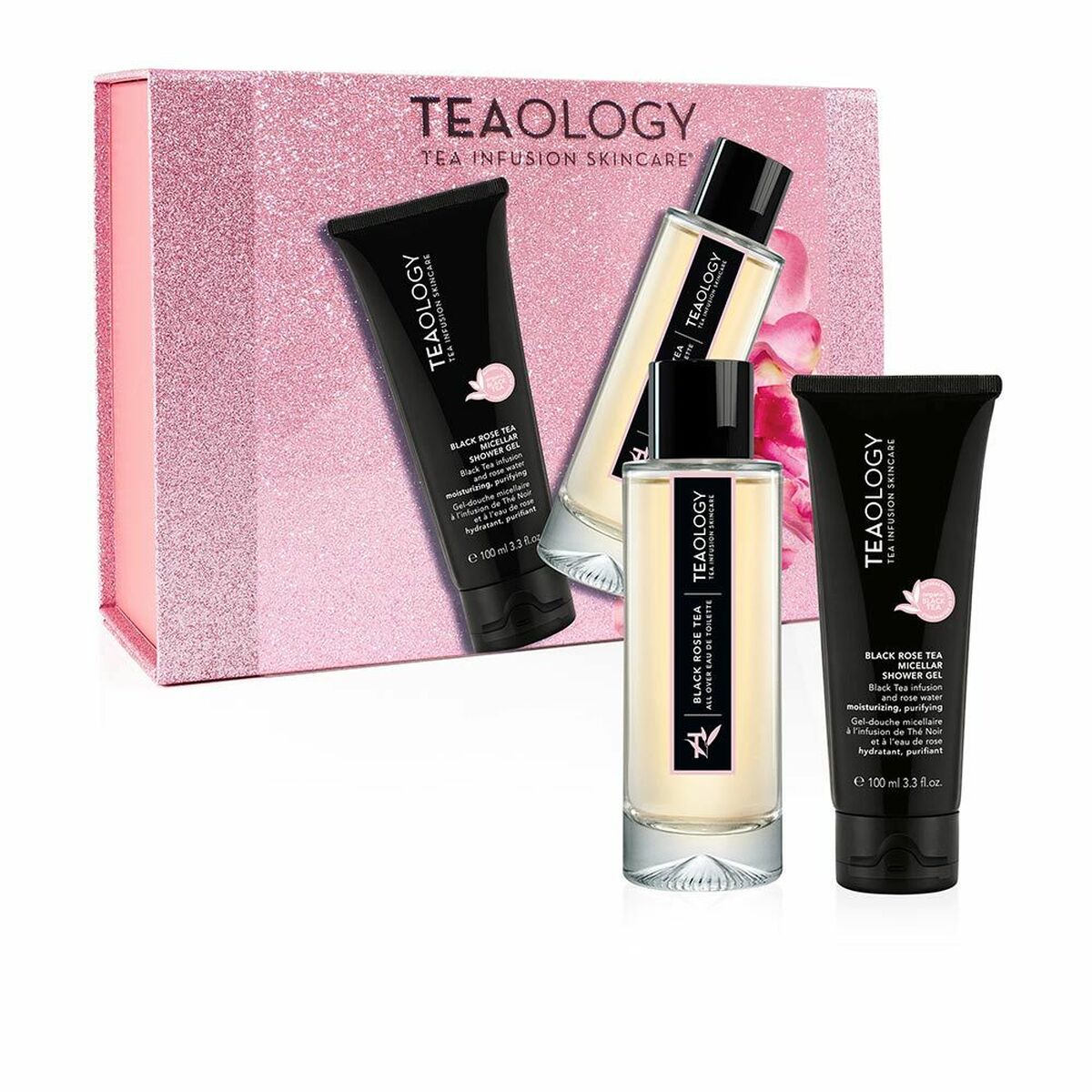 8050148502425 - Set mit Damenparfüm Black Rose Tea EDT 2 Stücke 8050148502425 - Set mit Damenparfüm Black Rose Tea EDT 2 Stücke