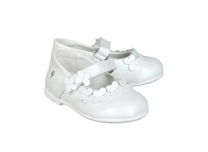 8050165185953 - - Riemchen-Ballerinas BLÜTEN in weiß Gr22 8050165185953 - - Riemchen-Ballerinas BLÜTEN in weiß Gr22