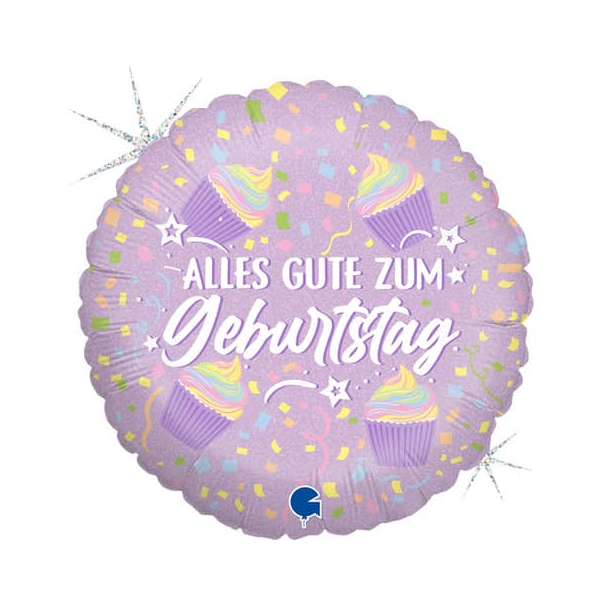 8050195781095 - Folienballon Geburtstag pastell 8050195781095 GRABO