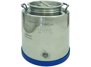 8050390005514 - Olivari - Bidon Slip -Stecker für Öl in 50 Liter Edelstahl Blind