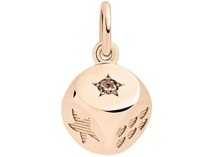 8050392002191 - DoDo Damen Anhänger 375er Roségold mit 1 braunen Diamanten zus ca 003 Karat roségold