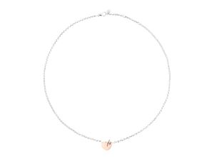 8050392005086 - DoDo Damen Kette mit Anhänger 925er Sterling Silber 375er Roségold bicolor