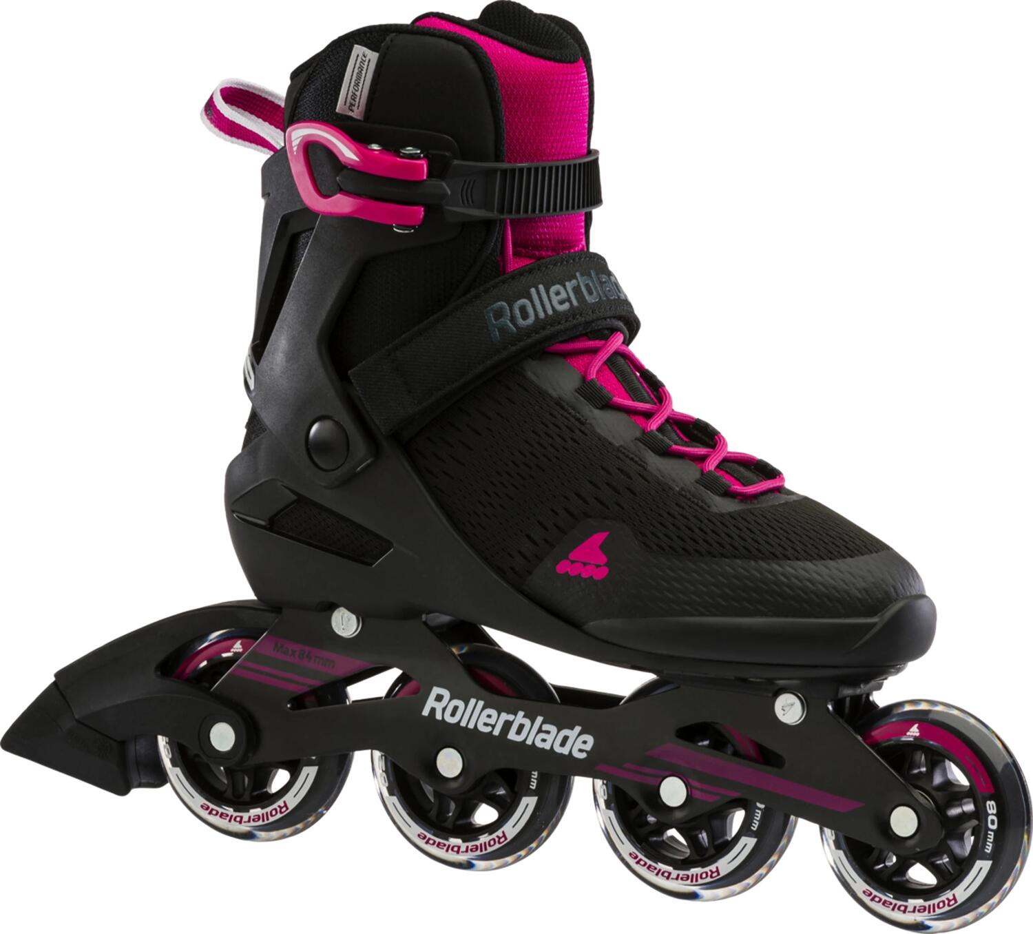 8050459836608 - Sirio 80 W Damen Inline Skates (Schwarz 245 MP 385 EU) Inline Skates