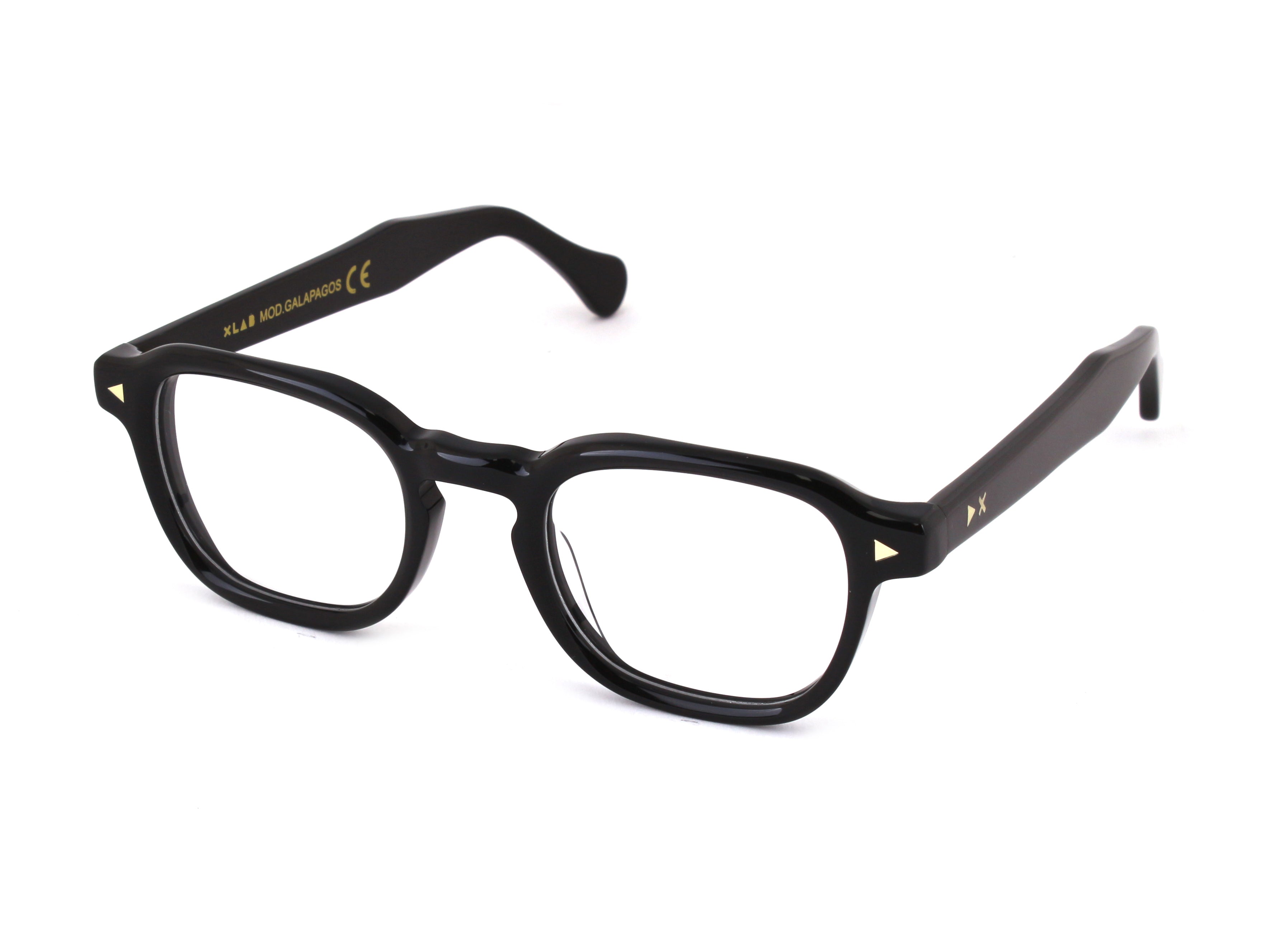 8050506598800 - XLAB Unisex GALAPAGOS Rahmen von BRILLEN Acetat Schwarz  Panthos Blendfrei