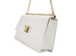 8050597410715 - FURLA Umhängetasche Leder Twist-Lock für Damen weiß