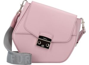 8050597431956 - FURLA Umhängetasche Schnappverschluss Leder für Damen pink