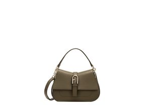 8050597450353 - FURLA Schultertasche Magnetdruckknopf Ziernähte für Damen grün